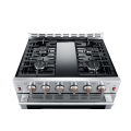 Cucina a gas in acciaio inox 30" CSA 4 o 5 bruciatori