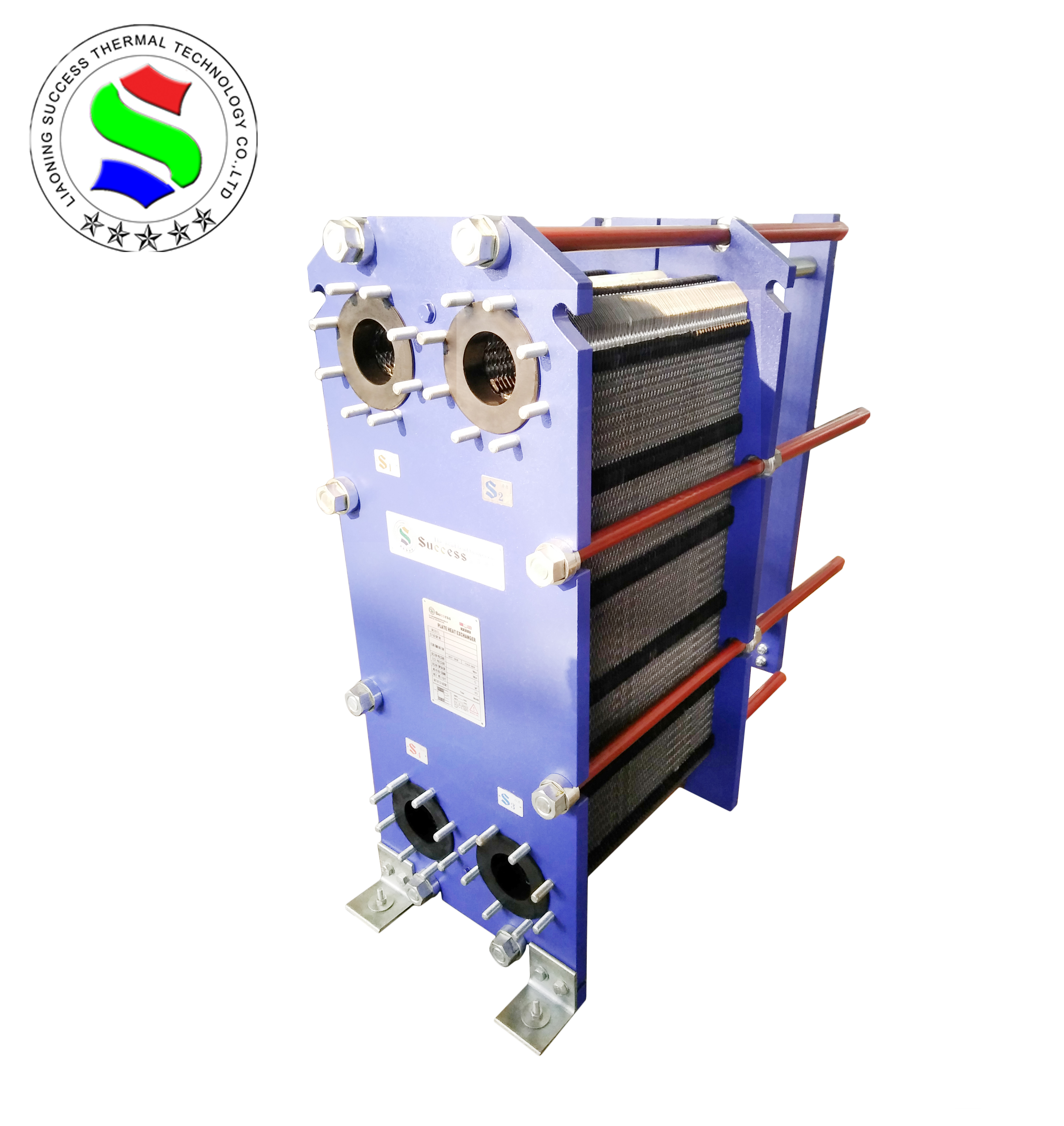 Success hydraulic-oil OEM titanium plate heat exchanger M10B