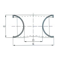 Acessórios de amarração Acessórios marinhos Fairlead