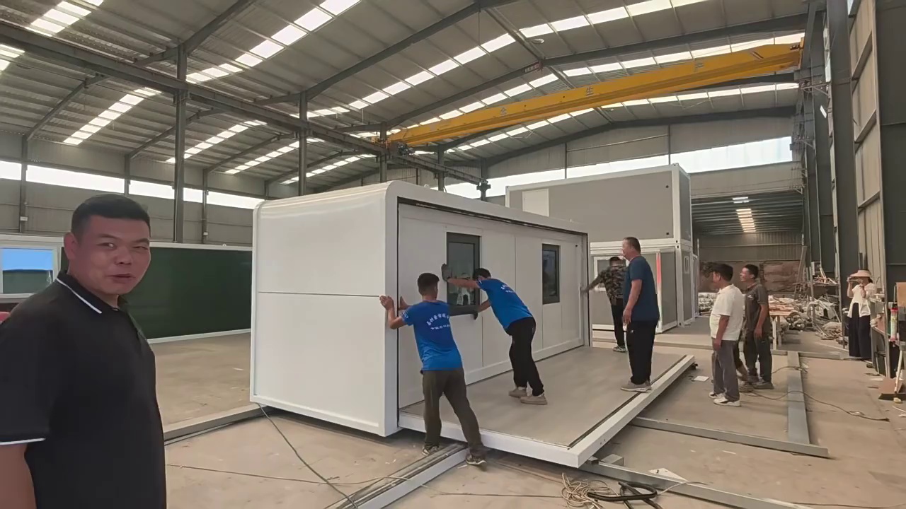 Slide-Open Haven: Compact Folding Dwelling Design