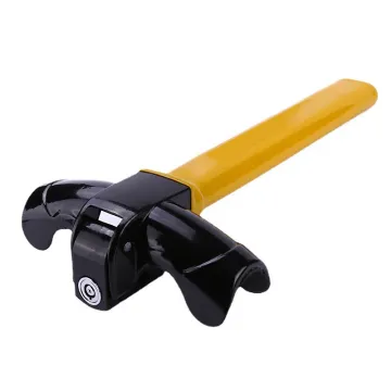 Retractable Car Anti-Theft Lock - T-Lock for Steering Wheel Security