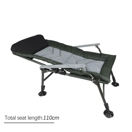 Portable Roughened Outdoor Winter Fishing Chair - Pale Gray Green Carp Fishing Tackle