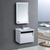 Wall Mounted PVC Modern Single Vanity Cabinet