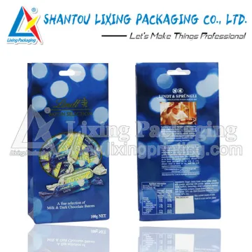 Candy quad seal packaging bag