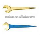 Explosion-proof non-sparking spark 9 pieces double open end wrench,non sparking hands tools