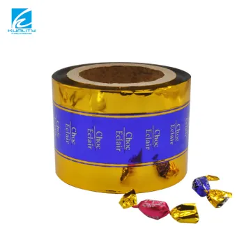 Plastic Aluminum PVC Twist Film for Lollipop and Candy Packaging