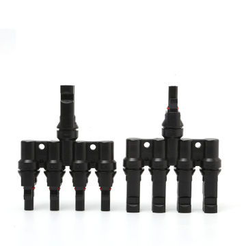 4 to 1 Waterproof IP67 Solar PV Connector T Branch