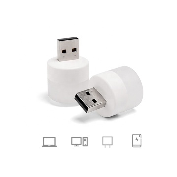 Direct Sales Price Mini Convenient USD Port Small Bulb Type Night Light for Bedroom Lighting