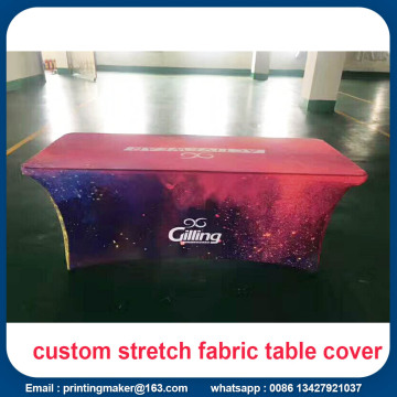 Logo Printed 6ft Stretch Table Cover