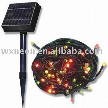 solar powered led string light