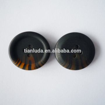 All types of sewing two hole resin button for shirt Lmitation horn button