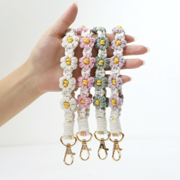 2024 Νέο χειροποίητο Macrame Woven Keychain