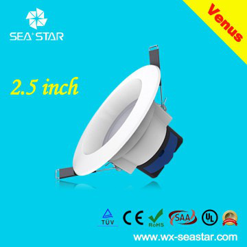 LED Downlight, Venus Series, 2.5 inch, 3 inch, 3W, 5W, CE, RoHS