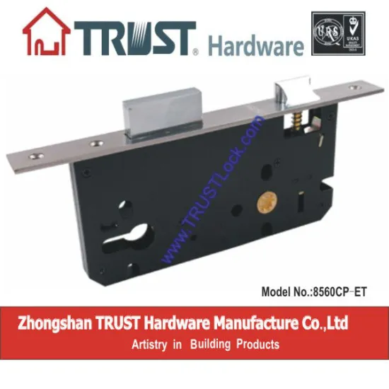 TRUST 85X60mm CP Finish High Security european standard mortise lock