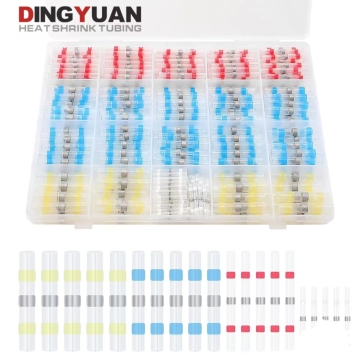 DINGYUAN 300PCS Heat Shrink Butt Splice Sleeves - Electrical Connectors