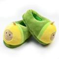 Creative cute avocado plush home warm slippers