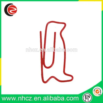 Red Penguin Metal Paper Clips