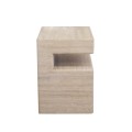 Moderner Couchtisch Travertine Square Side Tische