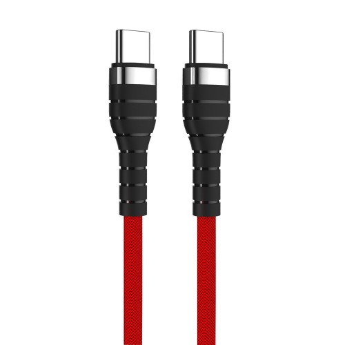 Aluminium Alloy Type-C Kabel Pengisi Daya Fireproof