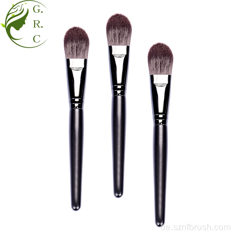 Schwarzer Holzgriff Professional Foundation Make-up Pinsel