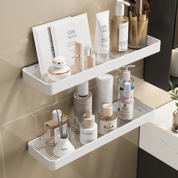 Wall Mounted Metal Kitchen Rack Bathroom Shelf Shower Caddy Storage Organizer