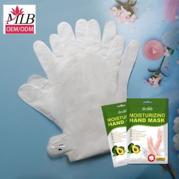 Private Label Moisturizing Face Mask and Whitening Spa Gloves for Hand Care