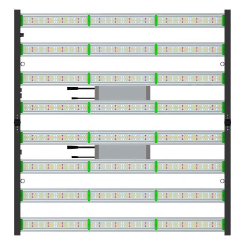 Plantación de kit de crecimiento Samsung full led de 1000 vatios