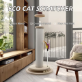 Luxury Durable Eco-Friendly Wooden Sisal Cat Tree with Feeder & Scratcher Multi-Functional Indoor Pet Furniture