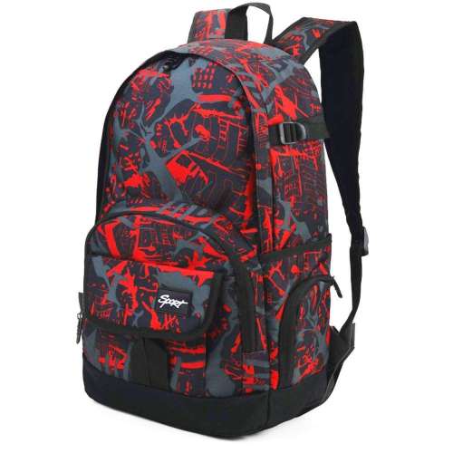 תיק גב בית ספר Camo Print קל משקל עמיד