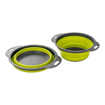 Collapsible Silicone Colander for Fruits and Vegetables
