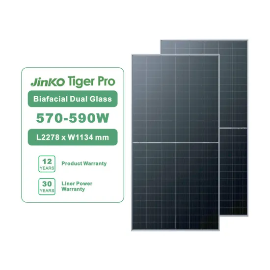 High-Quality Jinko Solar Panels: Tier 1 A-Grade 570W to 590W Bifacial Monocrystalline Photovoltaic Solar PV Panels for Home Use