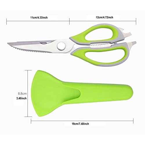 Stainless Steel Kitchen Scissors and Poultry Shears