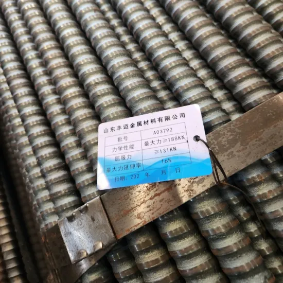 Full Threaded T73 Self-drilling Rock Anchor Bolt