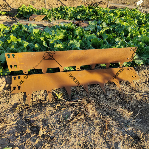 Corten Steel homemade Straight Garden Edging