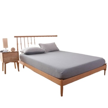 Customized 100% jersey cotton fitted sheet