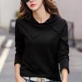 Hooded loose bottoming shirt