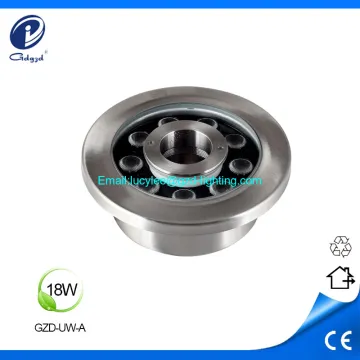 18W IP68 304 stainless led fountain light underwater