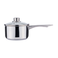 Induction stainless cooking pot and pan with handle