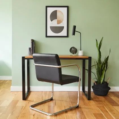 Gastro Home Desk: Elm Wood & Rustic