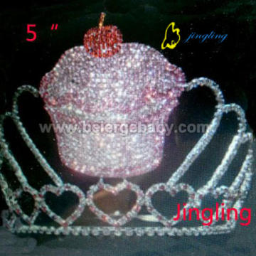 5 pollici cupcake Principessa concorso corone
