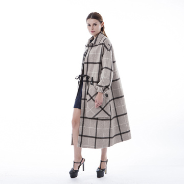 Fashion checked cashmere winter clothes