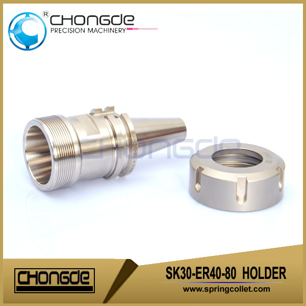 SK30-ER40-80 고정밀 CNC 공작 기계 홀더