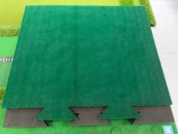 Commercial Golf Hitting Mat 10ft*4ft Interlocking Nylon Turf