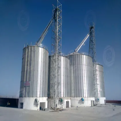 Cement silos for bridge construction
