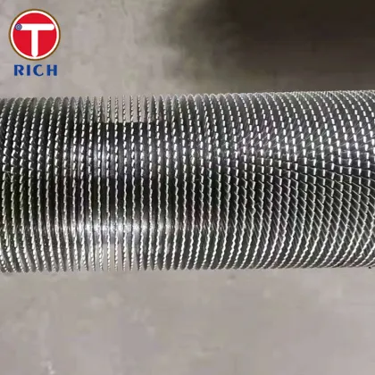 Gr. B Welded Helical Serrated Finned Tubes For Boiler