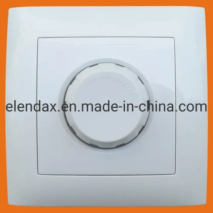 مفتاح الجدار الكهربائي المزدوج مع ضوء LED (F9102)