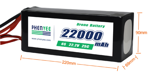 Battery For Agricultural Drone Size