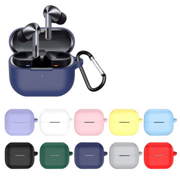 Samsung Galaxy Buds3/Buds 3 Proのクリップフック付きショックプルーフシリコンケース