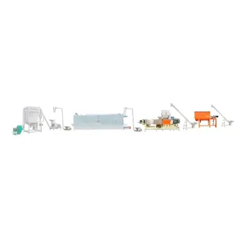 Production Line for Modified Cassava and Corn Starch Using Double-Screw Extruders with Emulsifiers