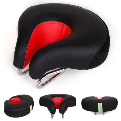 New noseless bicycle saddle